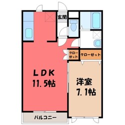 クラウドヒルズの物件間取画像